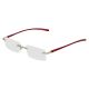 B+D BD Al Reader Mat Silver Red 100 Nb