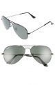 Ray Ban 0RB3025 002/58 58 BLACK CRYSTAL GREEN POLARIZED Metal Man