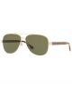Gucci Gg0528S009 30007735009 Goldcrystalgreen  Aviator M Nb