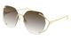 Gucci Gg0651S003  Round  Oval Gold Shiny Endura Gold  Shiny Ivory Enamel W Nb