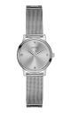 Guess Analog Stainless Steel watch with Stainless Steel/Mesh band in Ladies Silver For Her with a 28MM case diameter and model number U0532L1